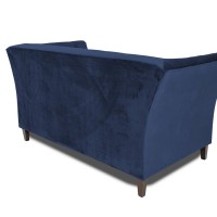 Διθέσιος Καναπές Chesterfield Queen Βελούδο Μπλε 175×92×92 εκ