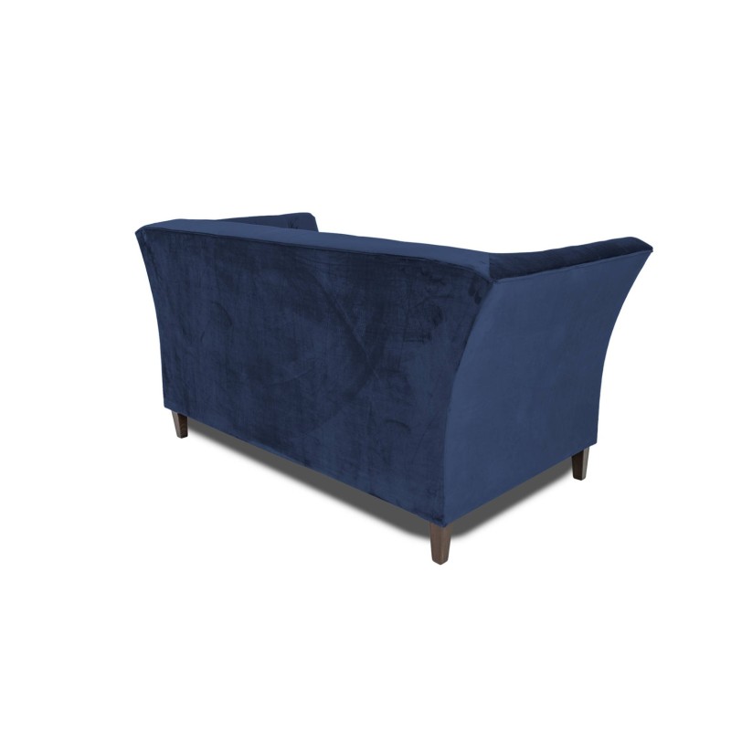 Διθέσιος Καναπές Chesterfield Queen Βελούδο Μπλε 175×92×92 εκ