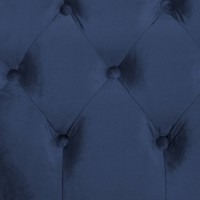 Διθέσιος Καναπές Chesterfield Queen Βελούδο Μπλε 175×92×92 εκ