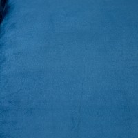 Τριθέσιος Καναπές Chesterfield Queen Βελούδο Μπλε 215×92×92 εκ