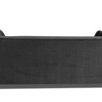 Τριθέσιος Καναπές Chesterfield Queen Βελούδο Γκρι Ανθρακί 215×92×92 εκ