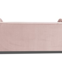Τριθέσιος Καναπές Chesterfield Queen Βελούδο Ροζ Γιασεμί 215×92×92 εκ