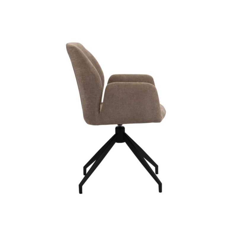 Καρέκλα Storm Rotation Brown 56x60x88Y