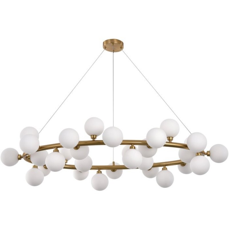 Elite White Gold Πολυέλαιος 120x70x100Ycm