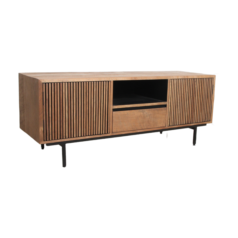 Έπιπλο Τηλεόρασης Rhythm από ανακυκλωμένο Teak 140x45x55Y