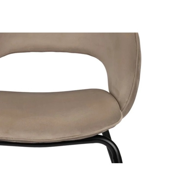 ΣΕΤ 2 ΤΕΜ Καρέκλα Rainbow sand white 58x58x86Y