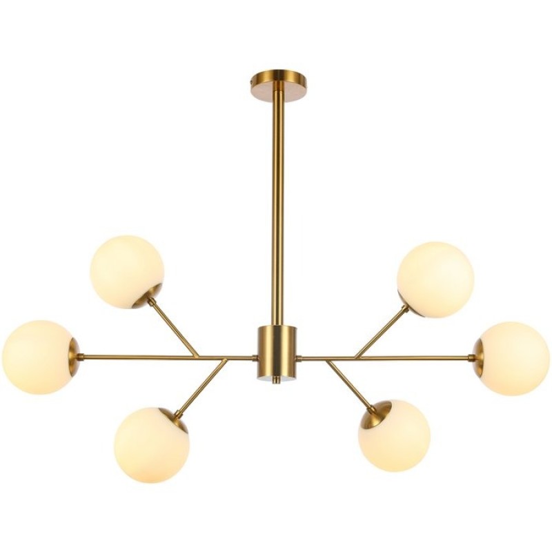 Πολυέλαιος Amy White Gold 115x85Y