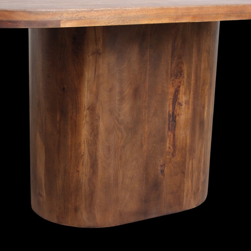 Bullnose Oblong Τραπέζι τραπεζαρίας Ξύλο mango 180x110x76Y