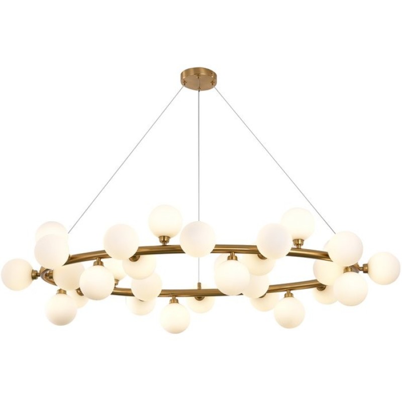 Elite White Gold Πολυέλαιος 120x70x100Ycm