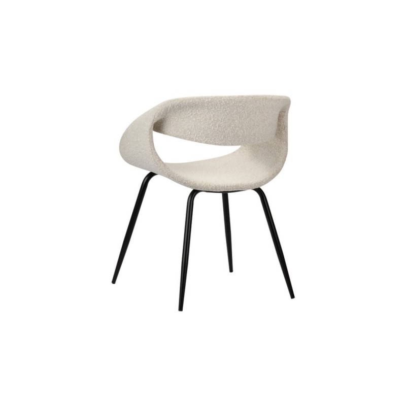 ΣΕΤ 2 ΤΕΜ Καρέκλα Whale σε Pearl απόχρωση 61x53x81Y