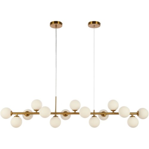 Nancy White Gold Πολυέλαιος 129,5x24x73,4cm