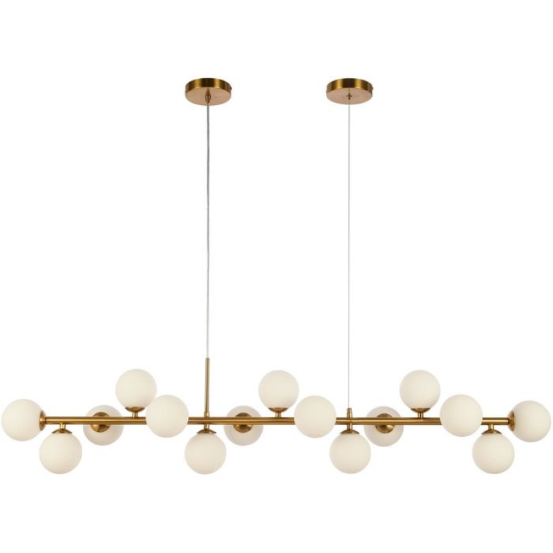 Nancy White Gold Πολυέλαιος 129,5x24x73,4cm
