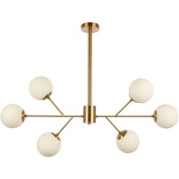 Πολυέλαιος Amy White Gold 115x85Y