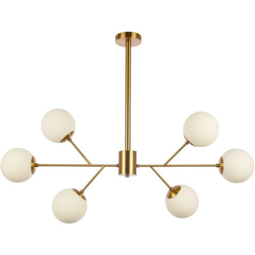 Πολυέλαιος Amy White Gold 115x85Y