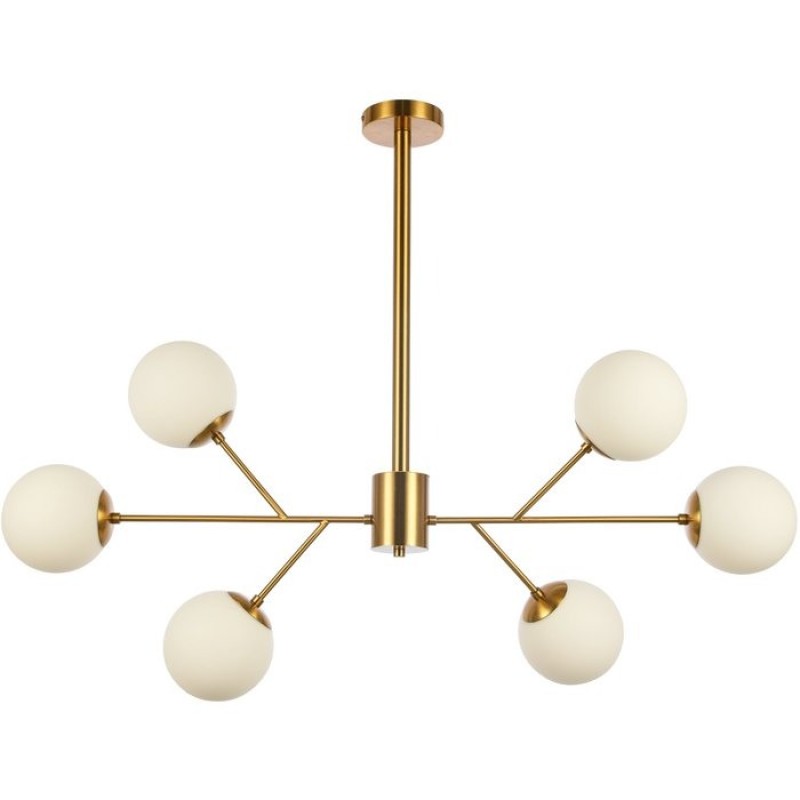 Πολυέλαιος Amy White Gold 115x85Y