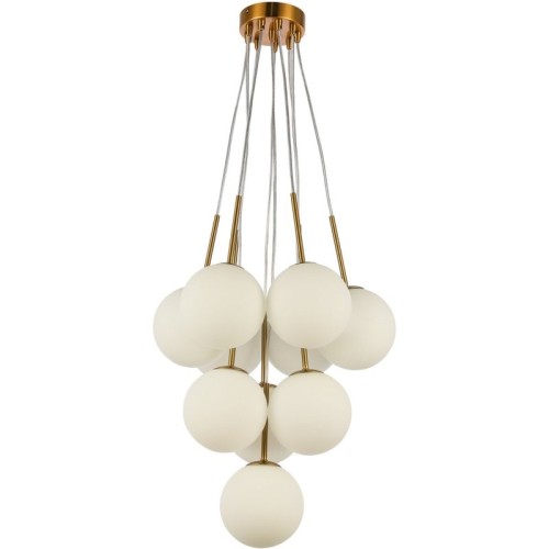 Πολυέλαιος Luna White Gold 46x46x100cm