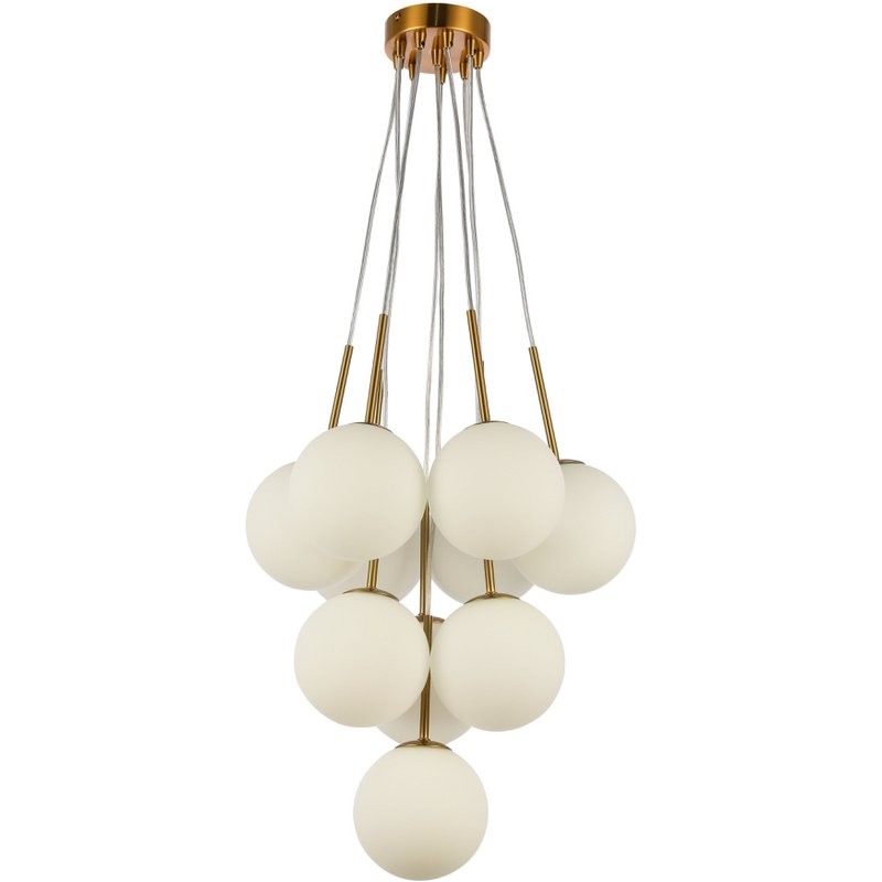 Πολυέλαιος Luna White Gold 46x46x100cm