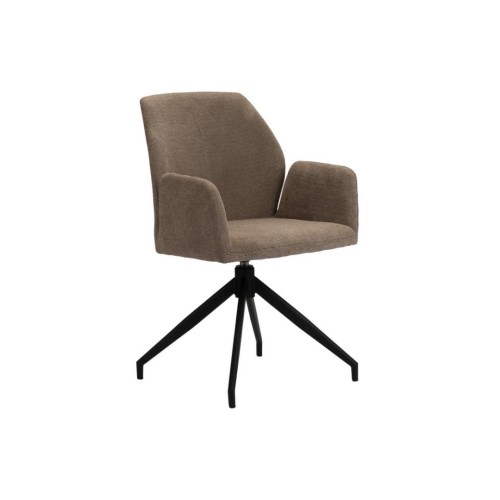 Καρέκλα Storm Rotation Brown 56x60x88Y