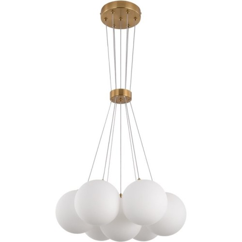 Πολυέλαιος Jenna White Gold 45x45x90cm