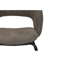 ΣΕΤ 2 ΤΕΜ Καρέκλα Rainbow Taupe 58x58x86Y