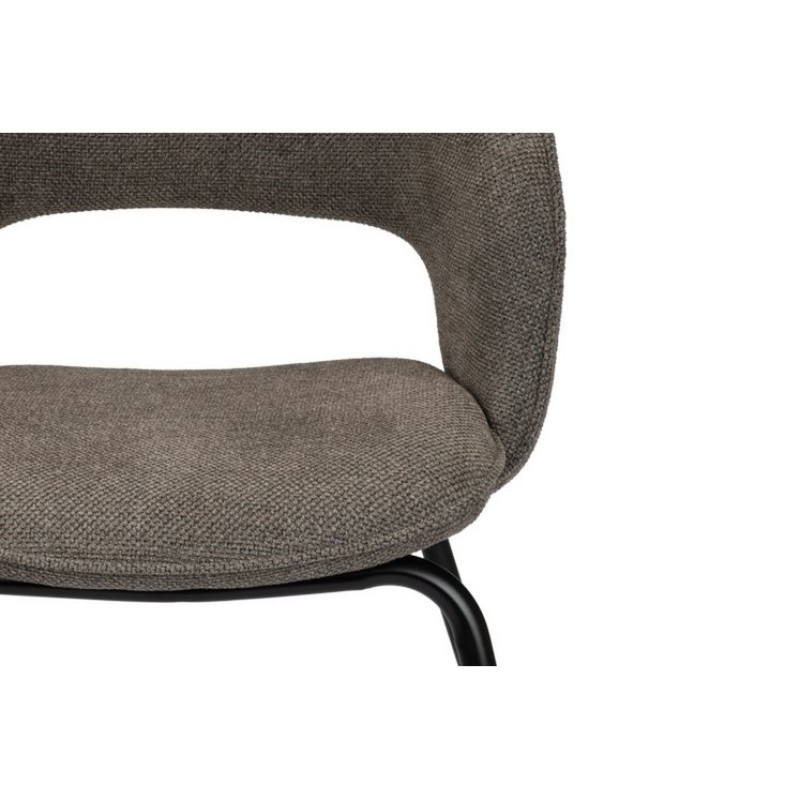 ΣΕΤ 2 ΤΕΜ Καρέκλα Rainbow Taupe 58x58x86Y