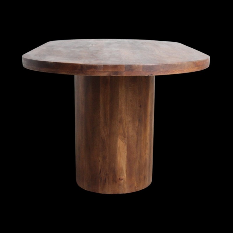 Bullnose Oblong Τραπέζι τραπεζαρίας Ξύλο mango 180x110x76Y