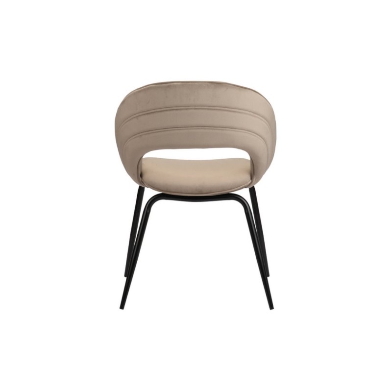 ΣΕΤ 2 ΤΕΜ Καρέκλα Rainbow sand white 58x58x86Y