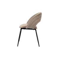 ΣΕΤ 2 ΤΕΜ Καρέκλα Rainbow sand white 58x58x86Y