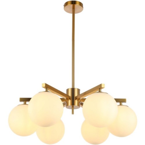 Stella White Gold 6Φωτο Φωτιστικό 72x72x75Y