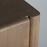 Μπουφές BUSK από ξύλο σε καφέ απόχρωση 160x40x80cm