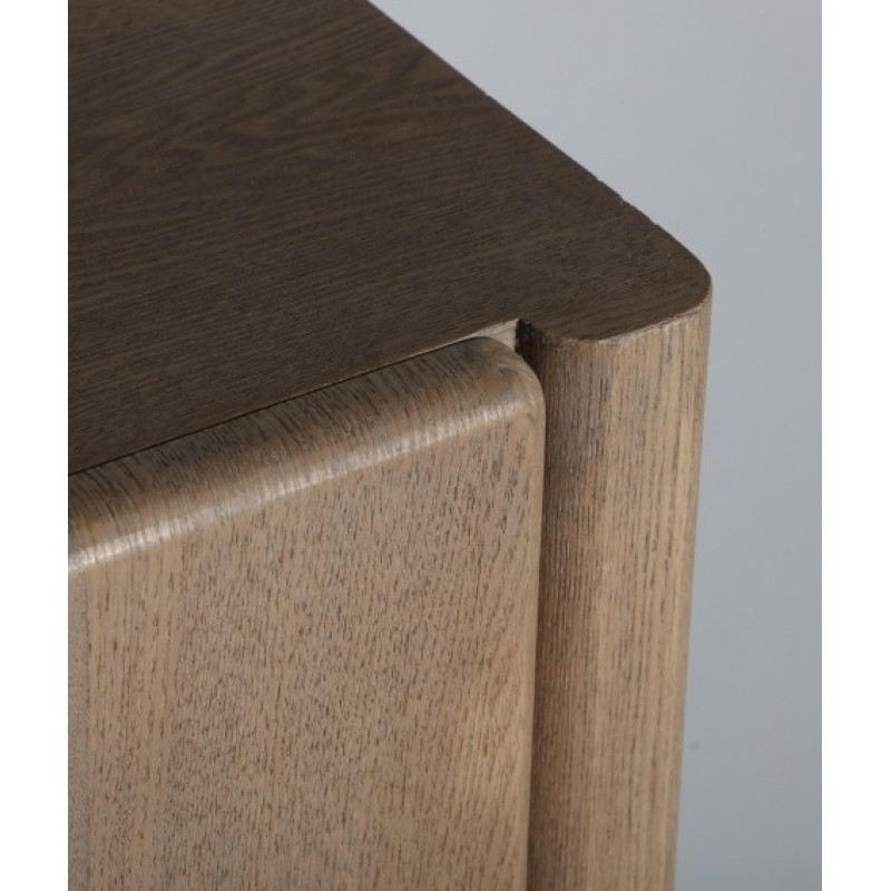 Μπουφές BUSK από ξύλο σε καφέ απόχρωση 160x40x80cm