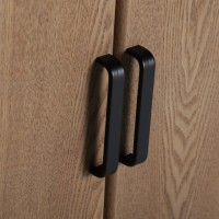 Μπουφές BUSK από ξύλο σε καφέ απόχρωση 160x40x80cm