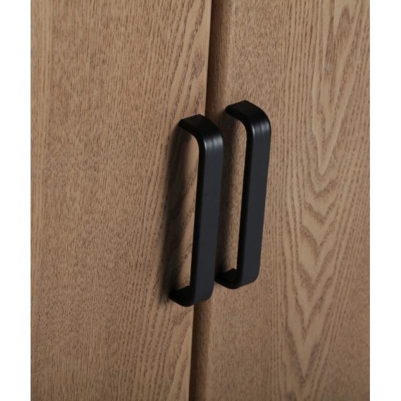 Μπουφές BUSK από ξύλο σε καφέ απόχρωση 160x40x80cm