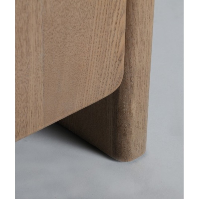 Μπουφές BUSK από ξύλο σε καφέ απόχρωση 160x40x80cm