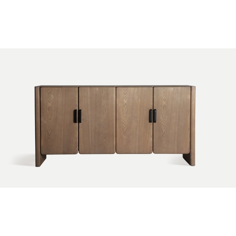 Μπουφές BUSK από ξύλο σε καφέ απόχρωση 160x40x80cm