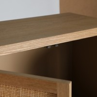 Μπουφές DOAZIT ανοιχτό καφέ από ξύλο ελάτης : 160x40x80cm