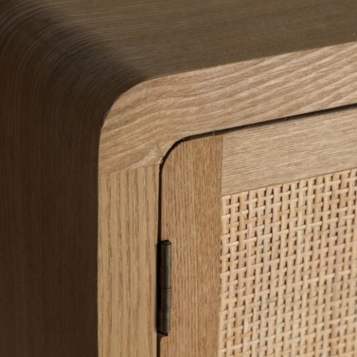 Μπουφές DOAZIT ανοιχτό καφέ από ξύλο ελάτης : 160x40x80cm 