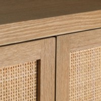 Μπουφές DOAZIT ανοιχτό καφέ από ξύλο ελάτης : 160x40x80cm