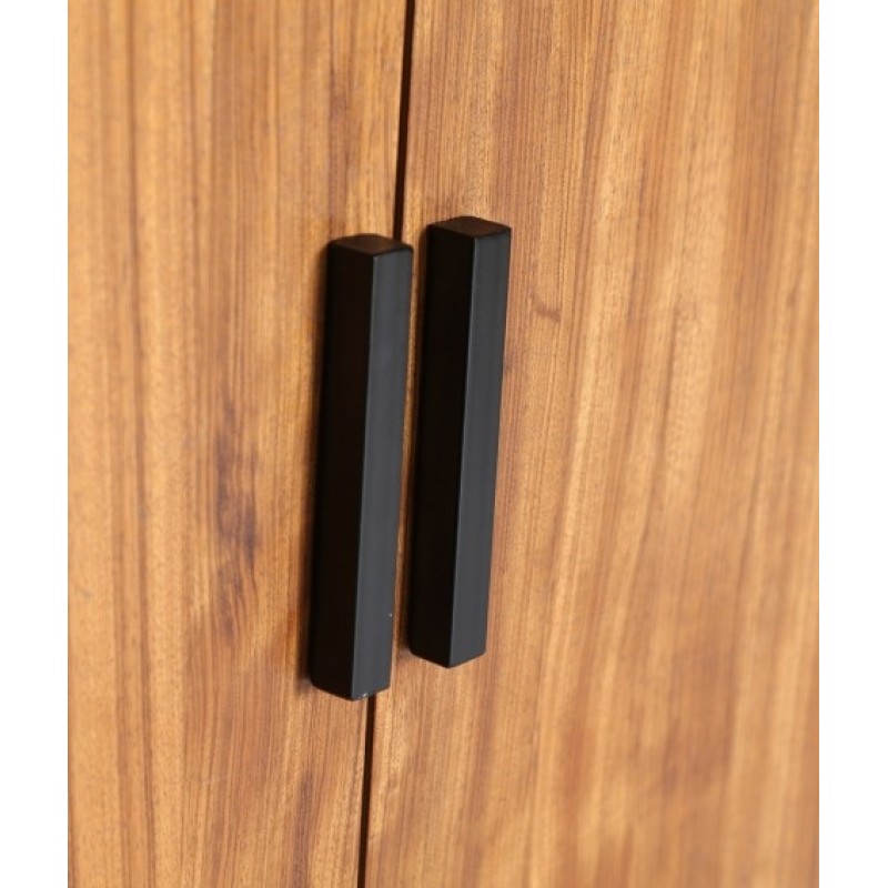 Μπουφές Lauris με 4 πόρτες σε ανοιχτό καρυδί 180x40x85cm
