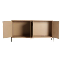 Μπουφές NEVOY καφέ από ξύλο πεύκου : 162x40x80cm
