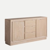Μπουφές WERLE φυσικό από ξύλο MDF : 150x38x80cm
