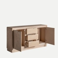 Μπουφές WERLE φυσικό από ξύλο MDF : 150x38x80cm