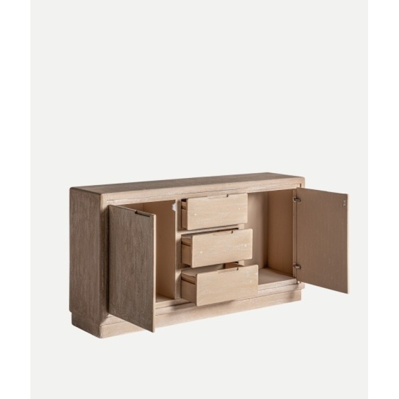 Μπουφές WERLE φυσικό από ξύλο MDF : 150x38x80cm
