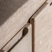 Μπουφές WERLE φυσικό από ξύλο MDF : 150x38x80cm