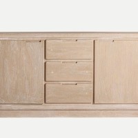 Μπουφές WERLE φυσικό από ξύλο MDF : 150x38x80cm