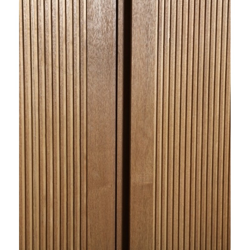 Ντουλάπα COPENHAGUE από ξύλο μάνγκο σε καφέ 95x45x150cm