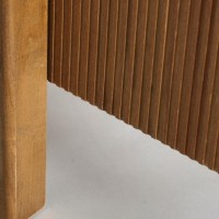 Ντουλάπα COPENHAGUE από ξύλο μάνγκο σε καφέ 95x45x150cm