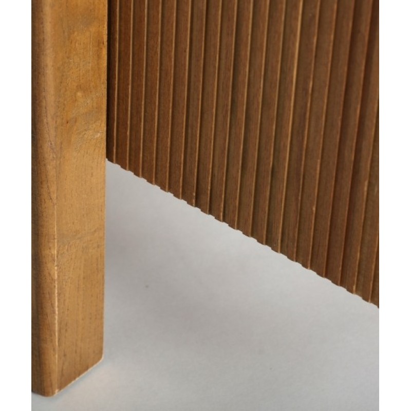 Ντουλάπα COPENHAGUE από ξύλο μάνγκο σε καφέ 95x45x150cm