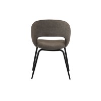 ΣΕΤ 2 ΤΕΜ Καρέκλα Rainbow Taupe 58x58x86Y