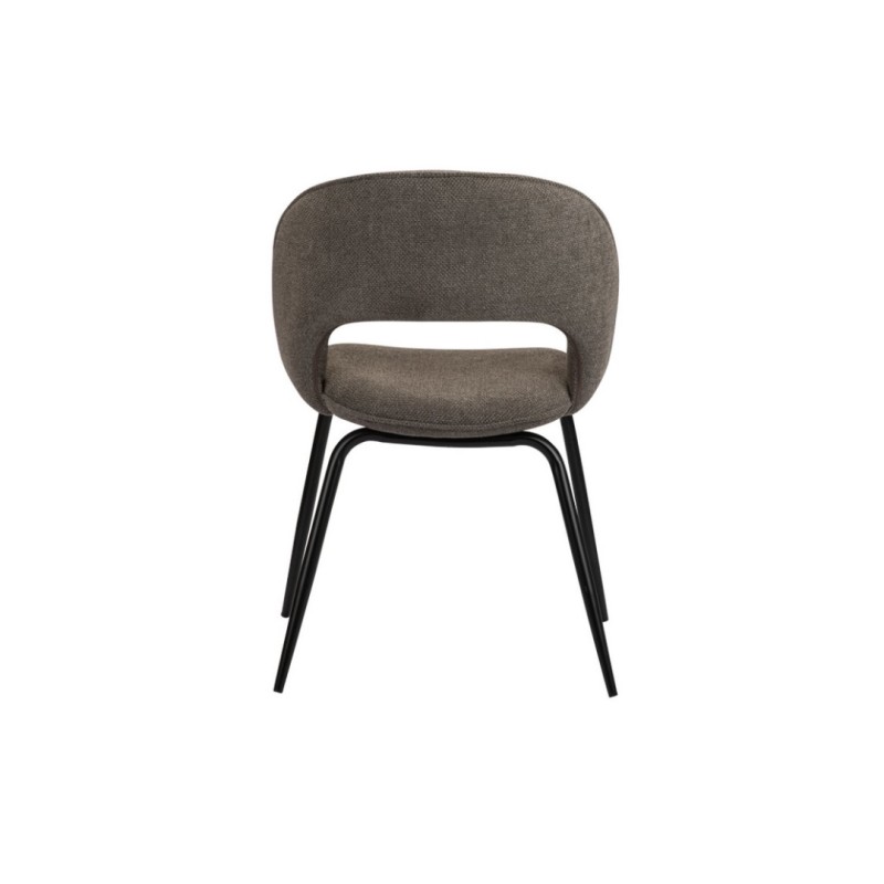 ΣΕΤ 2 ΤΕΜ Καρέκλα Rainbow Taupe 58x58x86Y